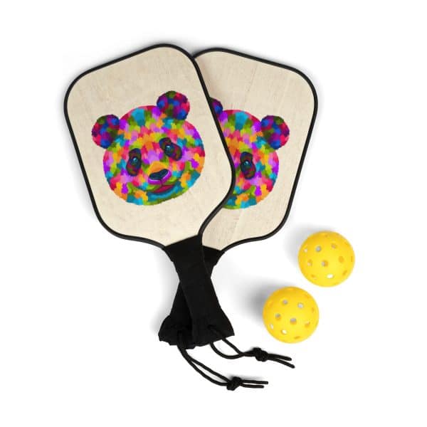 Colored Panda Pickleball Kit - Image 2