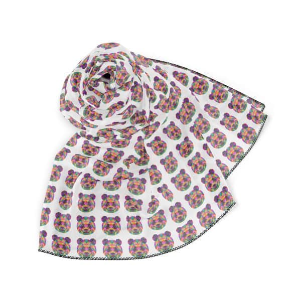 Colored Panda Poly Scarf - Image 11