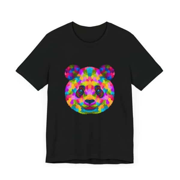 Colored Panda Unisex Jersey Short Sleeve Tee - Image 11