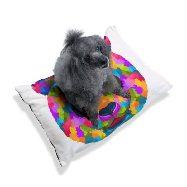 Colored Panda Pet Bed - Image 6