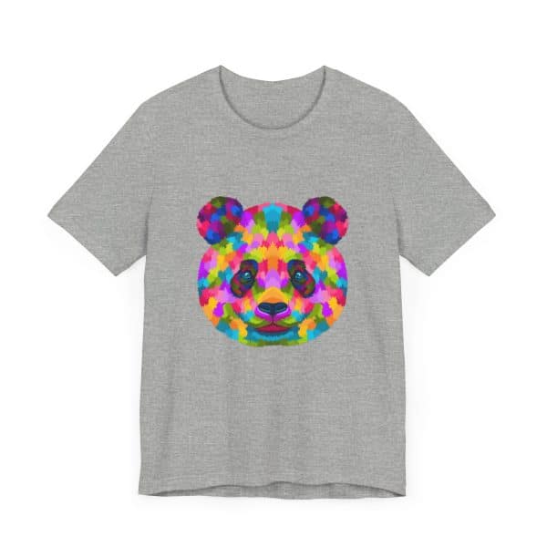 Colored Panda Unisex Jersey Short Sleeve Tee - Image 35