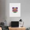 Colored Panda Classic Stretched Canvas - Image 144