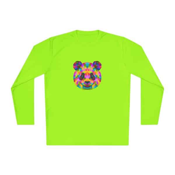 Colored Panda Unisex Lightweight Long Sleeve Tee - Image 41