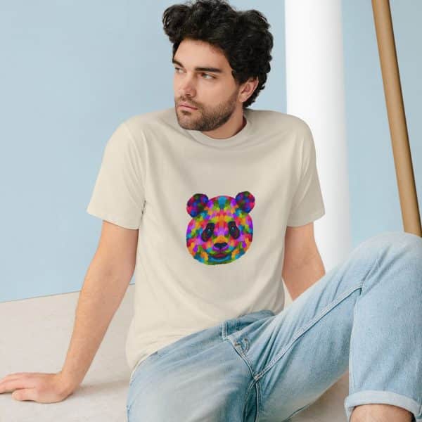 Colored Panda Organic Staple T-shirt - Image 12