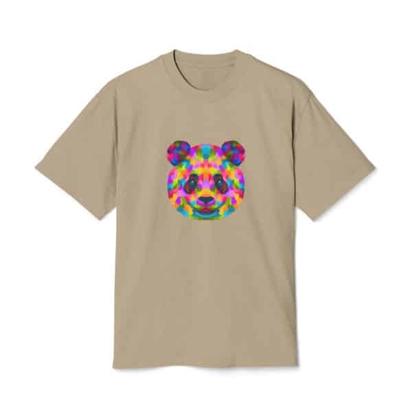 Colored Panda Unisex Heavy Faded Tee - Image 5