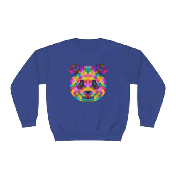 Colored Panda Unisex NuBlend® Crewneck Sweatshirt - Image 53