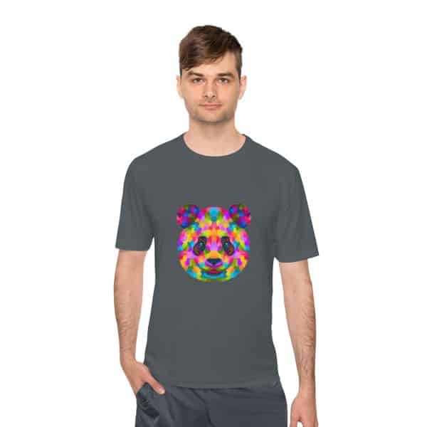 Colored Panda Unisex Moisture Wicking Tee - Image 15