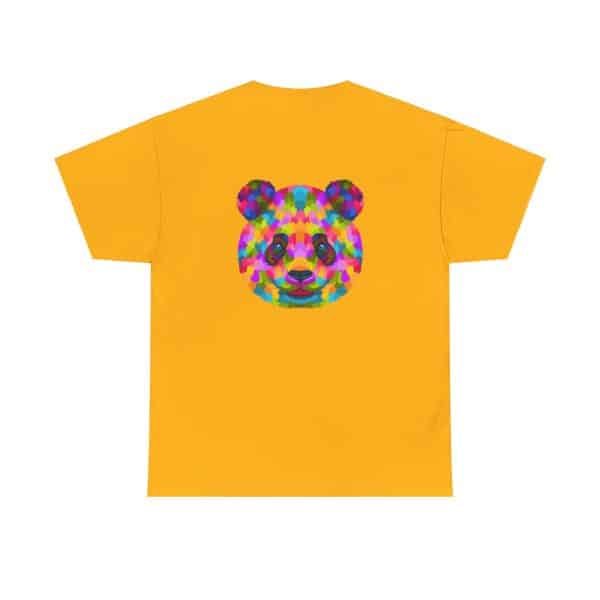 Colored Panda Unisex Heavy Cotton Tee - Image 26