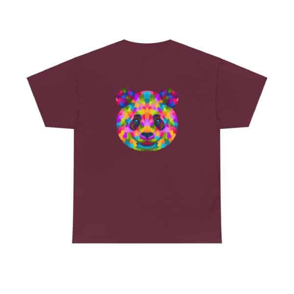 Colored Panda Unisex Heavy Cotton Tee - Image 34