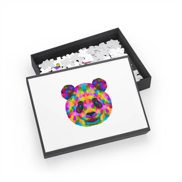 Colored Panda Puzzle (96, 252, 500, 1000-Piece) - Image 9