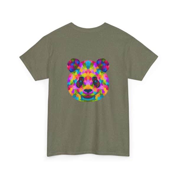 Colored Panda Unisex Heavy Cotton Tee - Image 48