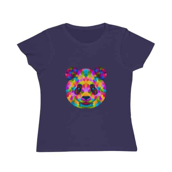 Colored Panda Organic Women's Classic T-Shirt - Image 19