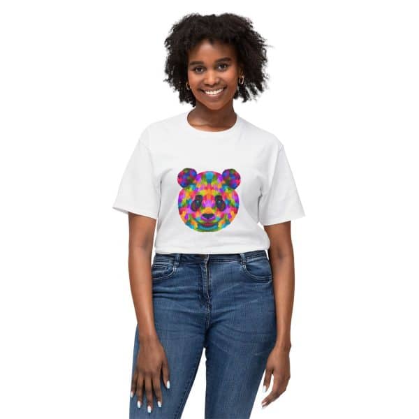 Colored Panda Unisex HD Cotton™ T-shirt - Image 3