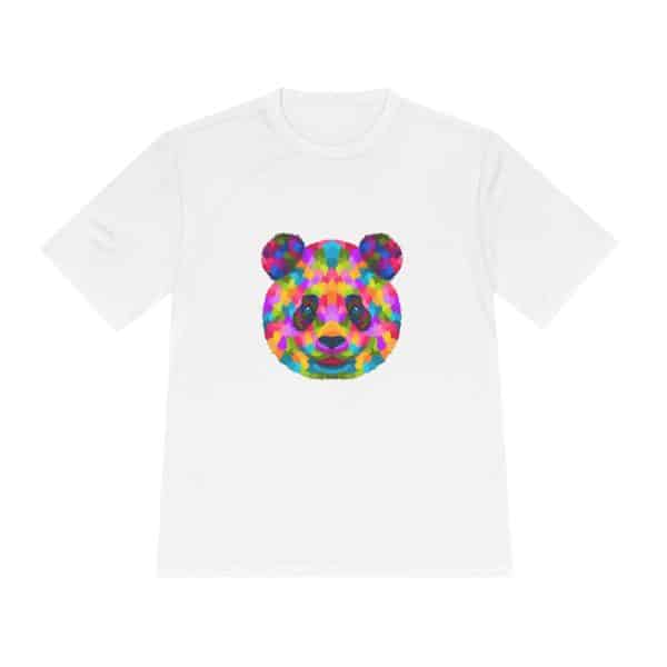 Colored Panda Unisex Moisture Wicking Tee