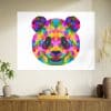 Colored Panda Photo Art Paper Posters - Image 81