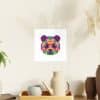 Colored Panda Photo Art Paper Posters - Image 54