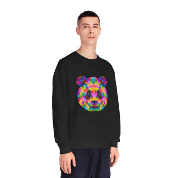 Colored Panda Unisex NuBlend® Crewneck Sweatshirt - Image 11