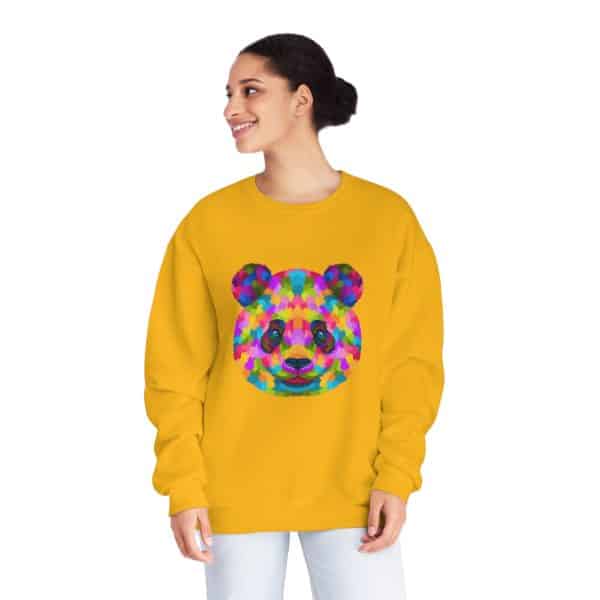 Colored Panda Unisex NuBlend® Crewneck Sweatshirt - Image 24