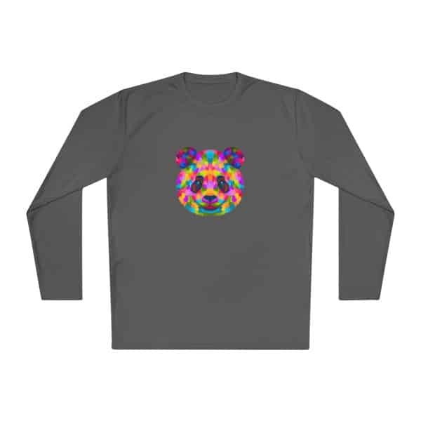 Colored Panda Unisex Lightweight Long Sleeve Tee - Image 13