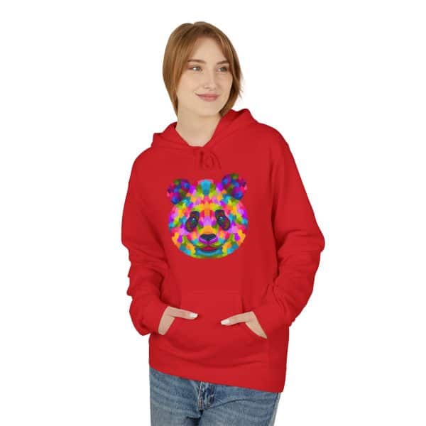 Colored Panda Unisex Midweight Softstyle Fleece Hoodie - Image 55