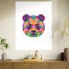 Colored Panda Photo Art Paper Posters - Image 108