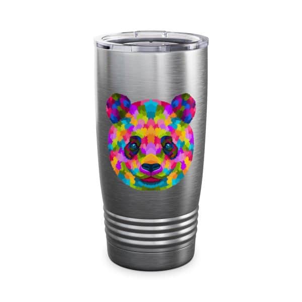 Colored Panda Ringneck Tumbler, 20oz - Image 5