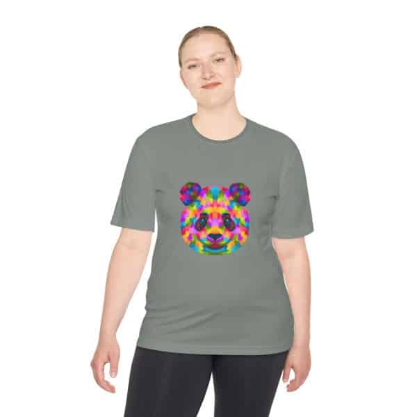 Colored Panda Unisex Moisture Wicking Tee - Image 40