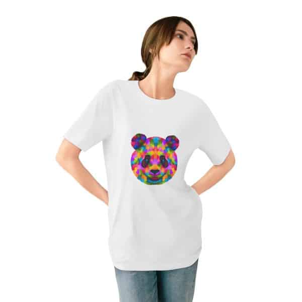 Colored Panda Organic Staple T-shirt - Image 3