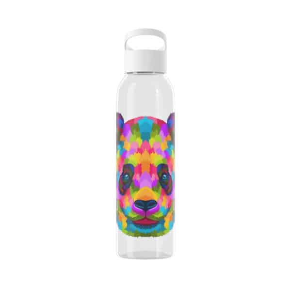 Colored Panda Sky Water Bottle