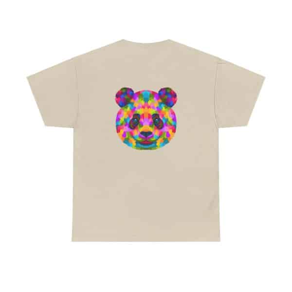 Colored Panda Unisex Heavy Cotton Tee - Image 14