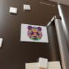 Colored Panda Button Magnet, Rectangle (1 & 10 pcs) - Image 8
