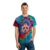 Colored Panda Tie-Dye Tee, Spiral - Image 7