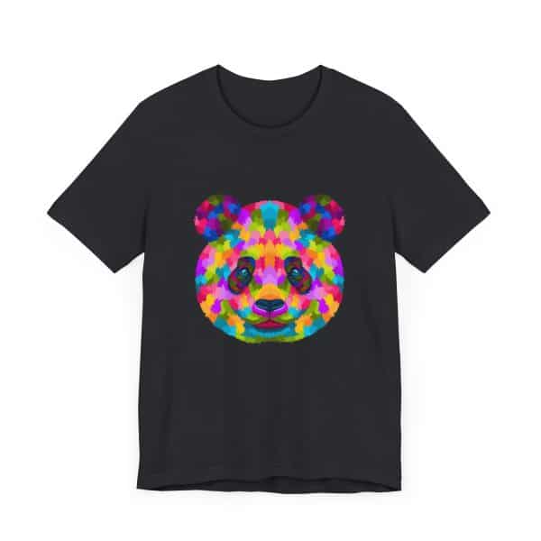 Colored Panda Unisex Jersey Short Sleeve Tee - Image 31