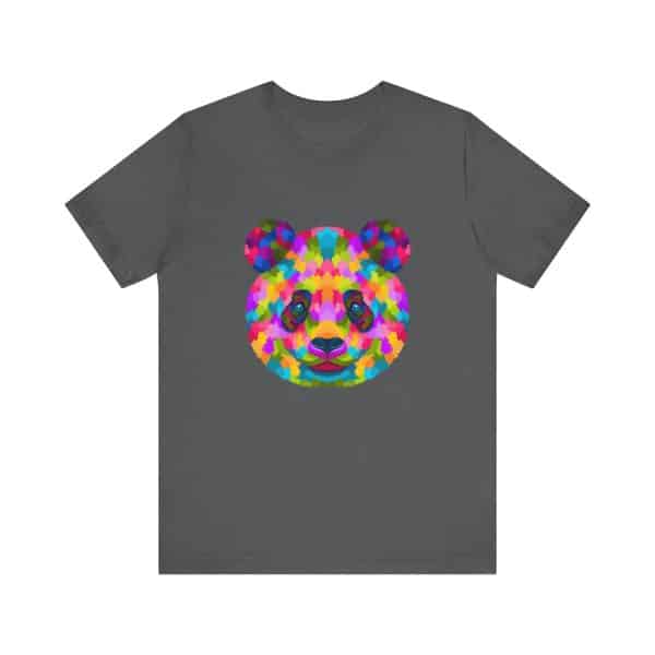 Colored Panda Unisex Jersey Short Sleeve Tee - Image 37