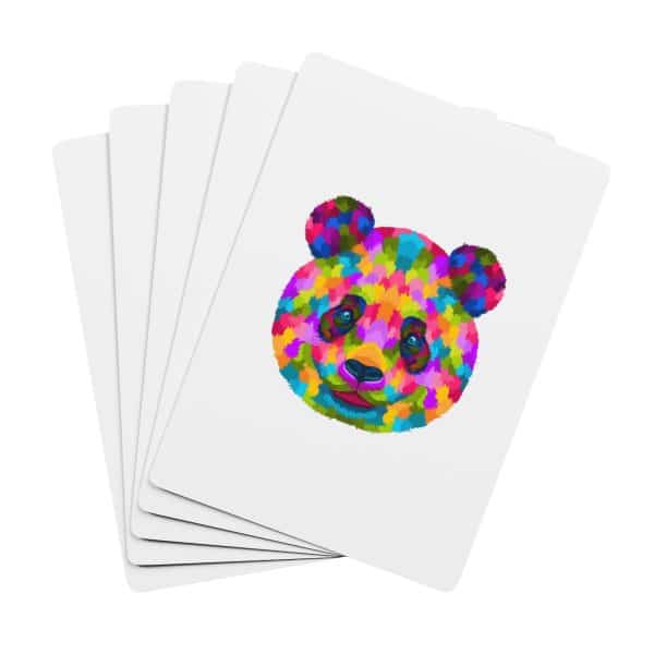 Colored Panda Poker Playing Cards - Image 3