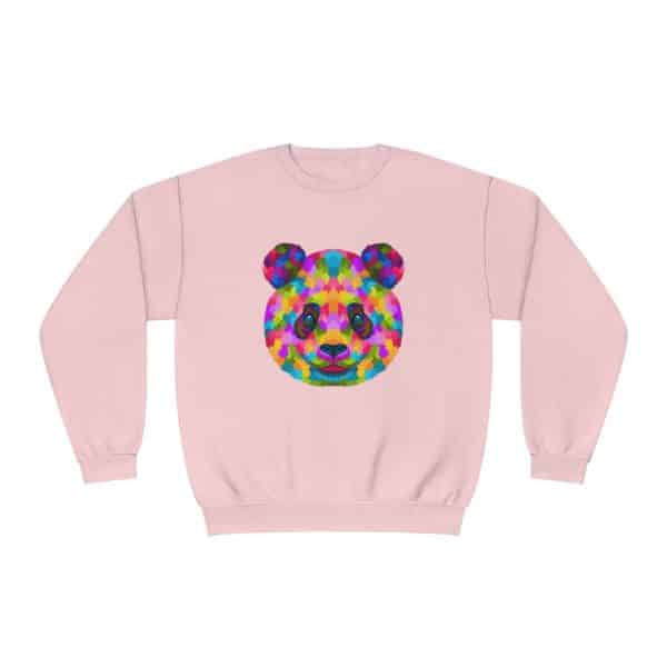 Colored Panda Unisex NuBlend® Crewneck Sweatshirt - Image 61