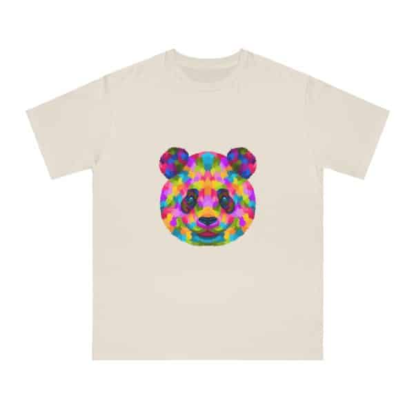 Colored Panda Organic Unisex Classic T-Shirt - Image 17