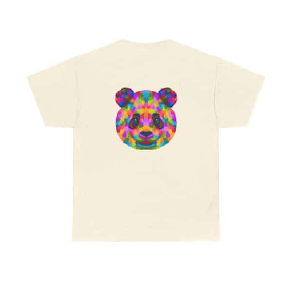 Colored Panda Unisex Heavy Cotton Tee - Image 42