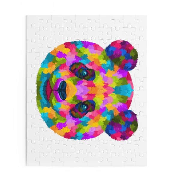 Colored Panda Puzzle (120, 252, 500-Piece) - Image 2