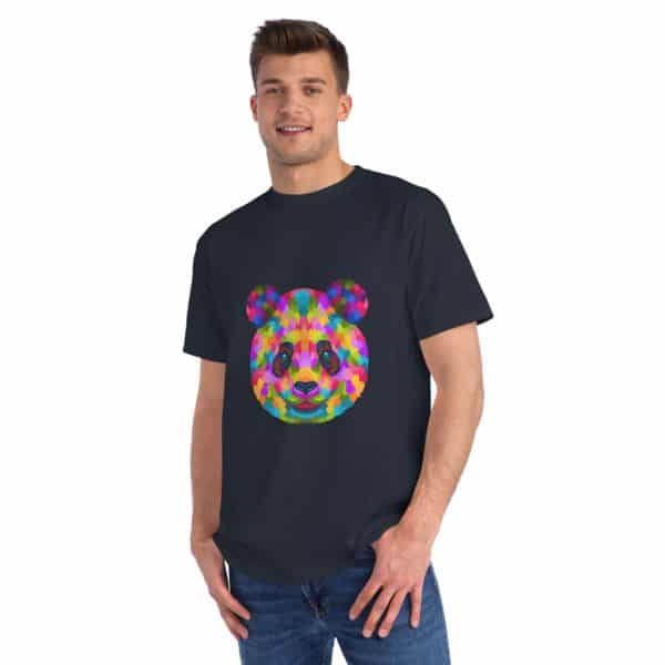 Colored Panda Organic Unisex Classic T-Shirt - Image 31