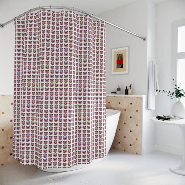 Colored Panda Shower Curtains - Image 4