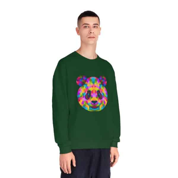 Colored Panda Unisex NuBlend® Crewneck Sweatshirt - Image 35