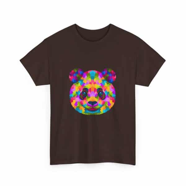 Colored Panda Unisex Heavy Cotton Tee - Image 39