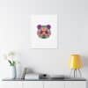 Colored Panda Classic Stretched Canvas - Image 143