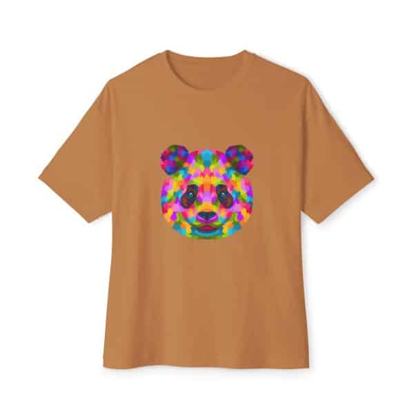 Colored Panda Unisex Oversized Boxy Tee - Image 17