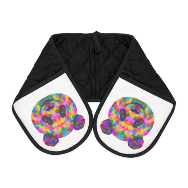 Colored Panda Oven Mitts - Image 3