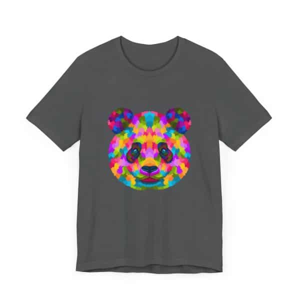 Colored Panda Unisex Jersey Short Sleeve Tee - Image 39