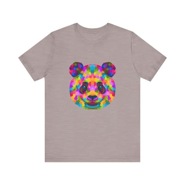 Colored Panda Unisex Jersey Short Sleeve Tee - Image 45