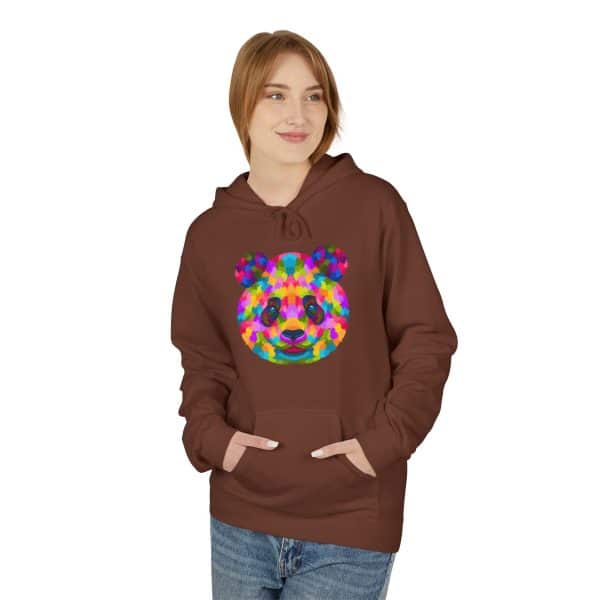 Colored Panda Unisex Midweight Softstyle Fleece Hoodie - Image 11