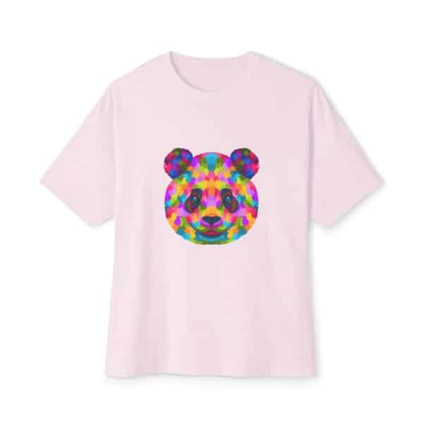 Colored Panda Unisex Oversized Boxy Tee - Image 5